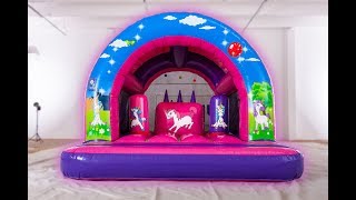 Airquees Arched Multiplay Bouncer Unicorn AQ4657SP1UN [upl. by Anesor]