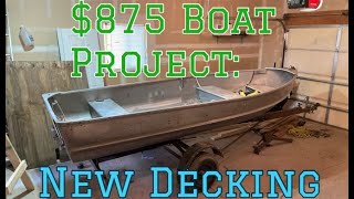 Boat Restoration Preparing for new decking [upl. by Yeliac867]