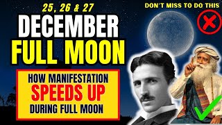 ✅Full Moon December 2023  Manifest Anything Extrememly Fast💛  Cancer Full Moon 2023 [upl. by Pain]