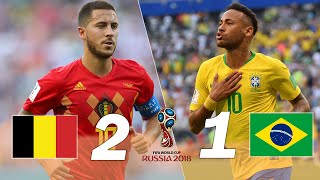 Bélgica 2 x 1 Brasil  melhores momentos HD 720P Copa do Mundo 2018 [upl. by Fullerton892]