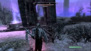 Skyrim DLC Spell Tome Conjure Wraithman [upl. by Nochur]