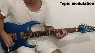 Aegis  Sinta Guitar Solo Cover [upl. by Jermyn]