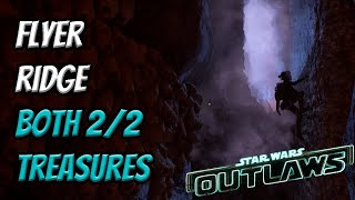 Flyer Ridge Treasure Locations  Both 22 Treasures  Star Wars Outlaws [upl. by Holms612]