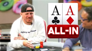 Hes ALL IN With Aces Preflop [upl. by Pol589]