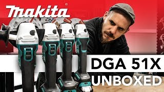 🔥DIE NEUEN WINKELSCHLEIFER VON MAKITA🔥  Makita DGA 511 513 514 517  REVIEW [upl. by Weasner]