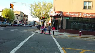 Walking on Bergenline Avenue in Guttenberg New Jersey USA [upl. by Nauq]