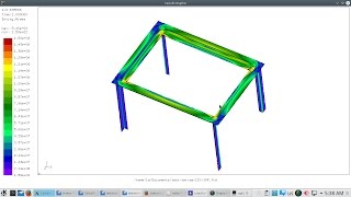 CalculiX CCX editor with code snippets part2 [upl. by Anuahsat]