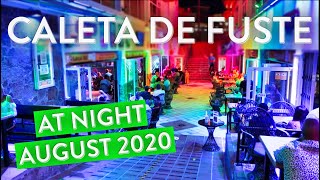 Caleta de Fuste Nightlife  August 2020  Bars Restaurants amp Entertainment [upl. by Sotsirhc]