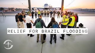 Flood Relief Supplies Airlifted to Brazil [upl. by Mahseh]