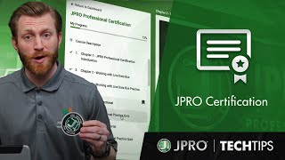 Tech Tips  JPRO Certification [upl. by Duky]