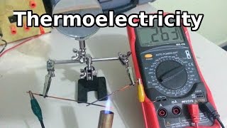 Homemade Thermoelectric Junction [upl. by Hatcher115]