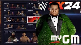 JOBBERS ONLY CHALLENGE MY GM WWE 2K24 Episode 1 jobbers mygmmode [upl. by Marleah]