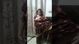 Unique finds from Meesho Kanjivaram saree under 500 [upl. by Heyman]