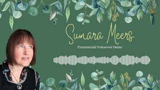 Commercial Voiceover Demo  Australian Voiceover  Sumara Meers [upl. by Illona]