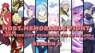 10 Best And Memorable Fights From That Time I Got Reincarnated as a Slime  Season 2 [upl. by Lasko]