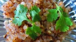 Sabudana Tapioca khichadi Fasting recipe by crazy4veggiecom [upl. by Michelina525]