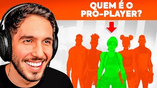 QUEM É O PRO 20 4 NOOBS VS 1 PRO DISFARÇADO 1 [upl. by Timmi]