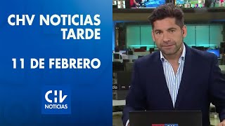 CHV Noticias Tarde  Jueves 11 de febrero de 2021 [upl. by Leotie]