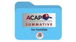 ACAP Summative Tutorial Information [upl. by Urbano]