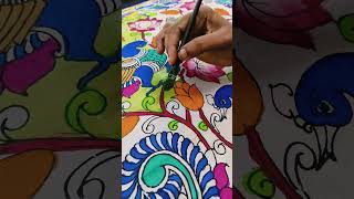 Pen kalamkari manufacturers wholesale price contact number 9032124192 [upl. by Kenay]