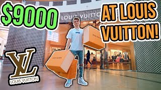 INSANE 9000 LOUIS VUITTON SHOPPING SPREE [upl. by Eerhs]