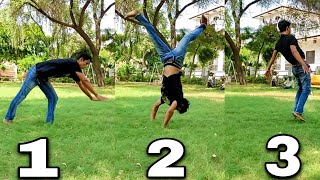 Front handspring tutorial  how to learn front handspring easily in 5 minutes in hindi [upl. by Anoj82]