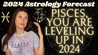 PISCES 2024 YEARLY HOROSCOPE ♓ You are the MAIN CHARACTER  Growing Pains amp Mastering Your Magic 🪄 [upl. by Lehplar]