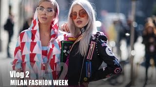 VLOG 2  MILAN FASHION WEEK [upl. by Yentruocal]