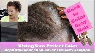 How To Apply Hair Color For Full Gray Coverage [upl. by Dohsar966]