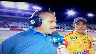 Joey Logano Richmond Post Race Interview 9917 [upl. by Yebot]