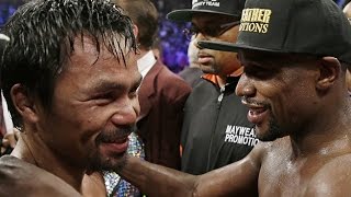 100 MANNY PACQUIAO DESTROYS FLOYD MAYWEATHER 2 REMATCH [upl. by Phira]