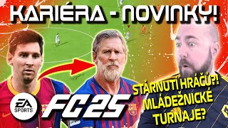 Stárnutí Hráčů Novinky v EA FC 25 Kariéře Rozšířená Juniorka Hráčské Role a další [upl. by Edana]