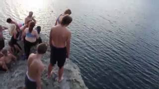 Skaha Bluffs Extreme Cliff Jumping [upl. by Cesare]