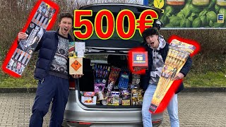 Silvester Einkaufstour 202324  Feuerwerk für ca 500€ [upl. by Sanson219]