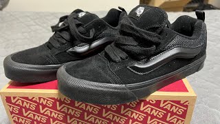 Vans Knu Skool Black vans vansoffthewall [upl. by Erdman750]