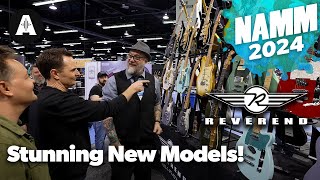 The Coolest Guitar Colours  Reverend Guitars  NAMM 2024 [upl. by Llenrev]