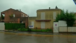 Maisons dévastées par les intempéries dans le Var limmobilier chute à La Londe [upl. by Daffodil347]