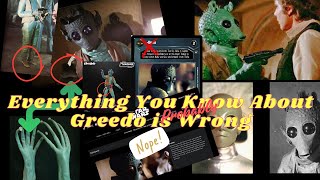 The Greedo Mysteries Everything you know about Star Wars Cantina Bounty Hunter might be wrong [upl. by Kayle278]