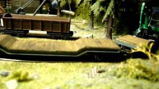 H0e Feldbahn mit Roco Diesellok Digital [upl. by Llertnad456]