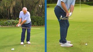 Knees Please A Martin Hall Chipping Drill  GolfPass [upl. by Rianna344]