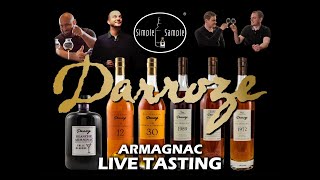 Armagnac Darroze LiveTasting – mit Sebastian Jäger amp Géraud Chamboissier [upl. by Elletnahc]