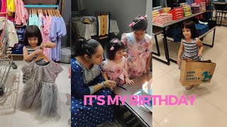 Aditie birthday vlog shopping party gift subscribe [upl. by Kcirdahc]