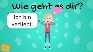 Deutsch lernen  Hast du Gefühle  Hast du Emotionen  Wie geht es dir [upl. by Meehyr]