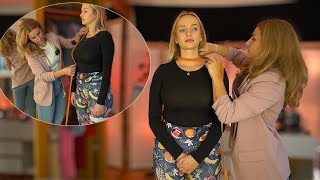 ASMR Full Body DETAILED Measuring for Fitting of Elegant and FEMININE Dress  Real Person ASMR [upl. by Femi]