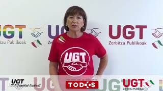 UGTOsakiedetza 🎤Gracias a UGT hemos asegurado el desarrollo profesional para todas las categorías [upl. by Solotsopa96]