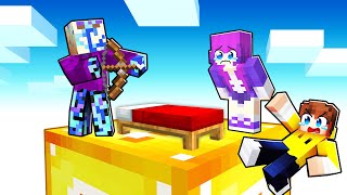 LUCKY BLOCK Bedwars in Minecraft [upl. by Zabrina]