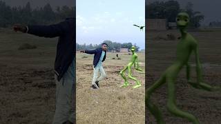 Funny alien👽 head matching funny vfx magic video shorts trending [upl. by Diskson]