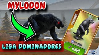 MYLODON PREMIO DE LIGA DOMINADORES MAXIMO PODER en JURASSIC WORLD THE GAME [upl. by Notslah]