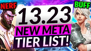 NEW PATCH 1323 TIER LIST  BEST Champions NEW Meta  LoL Update Guide [upl. by Airamanna112]