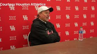 Houston Cougars Dana Holgorsen following 410 rout against Kansas State [upl. by Caz587]